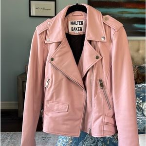 Walter Baker pink leather jacket brand new w/o tags